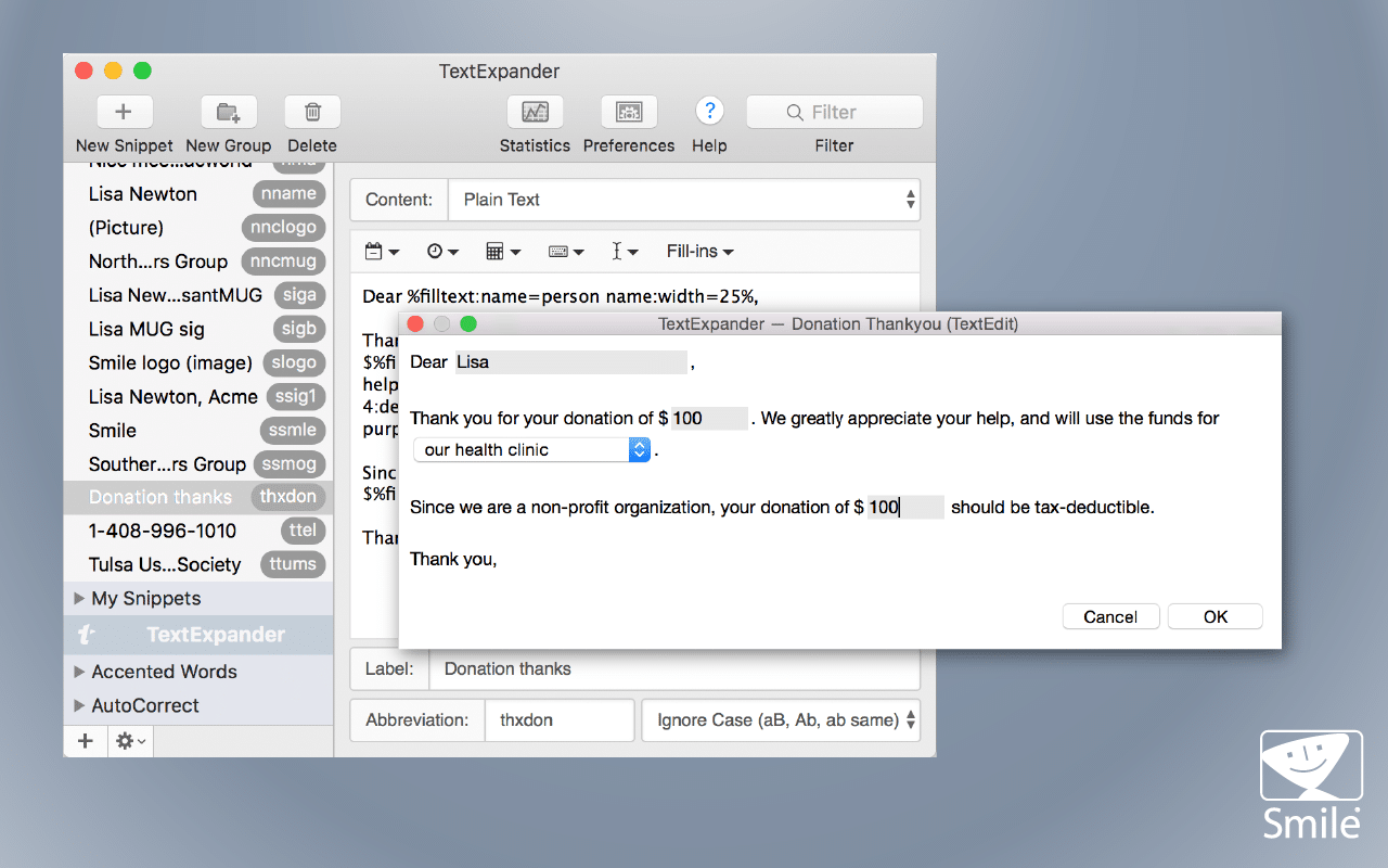 textexpander for mac