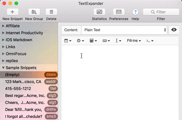 TextExpander Tips: Take advantage of Visual Macros  for typing dates for today, the future, and yesterday