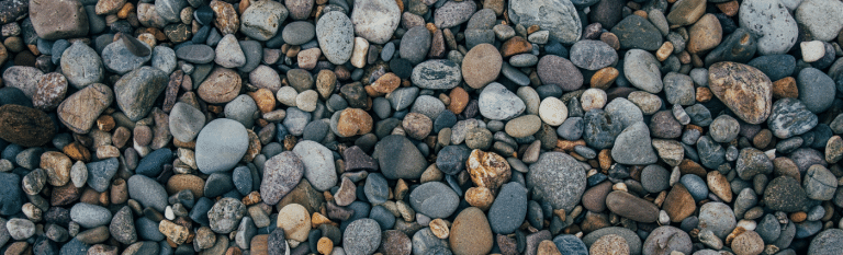 Image of different types of pebbles to express diversity.