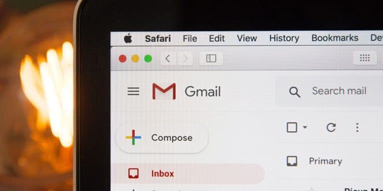 computer screen shows sending email for candidate feedback