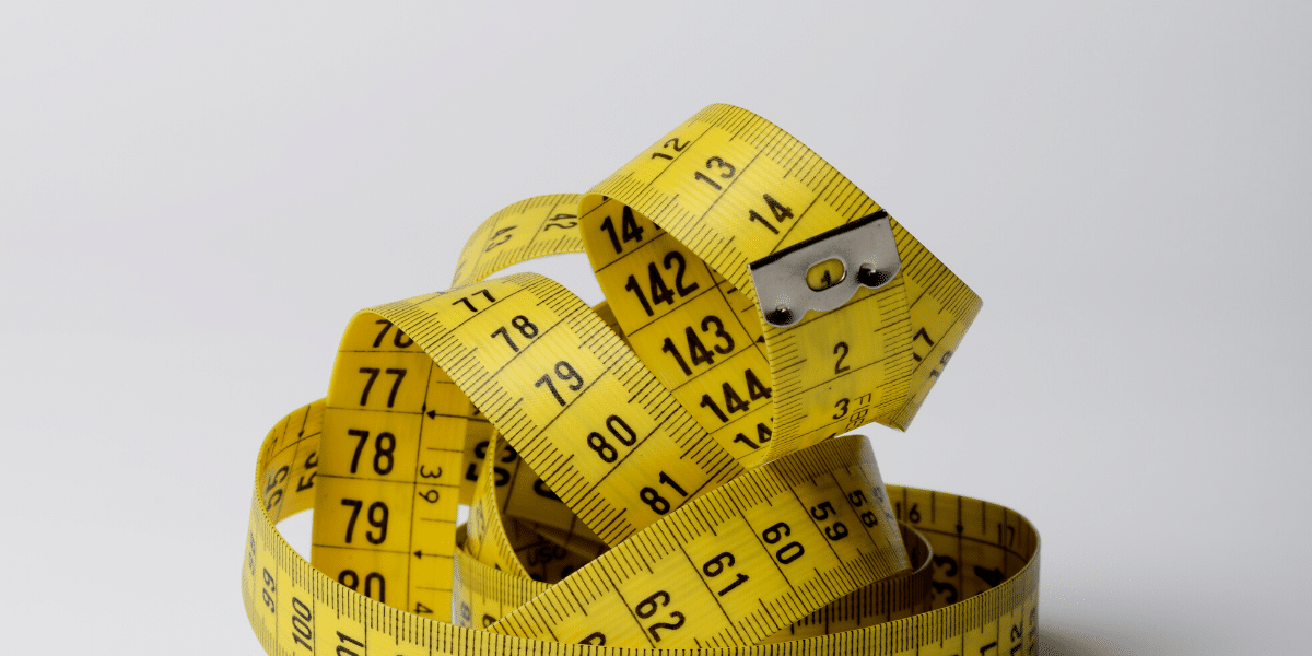 measuring tape in a pile