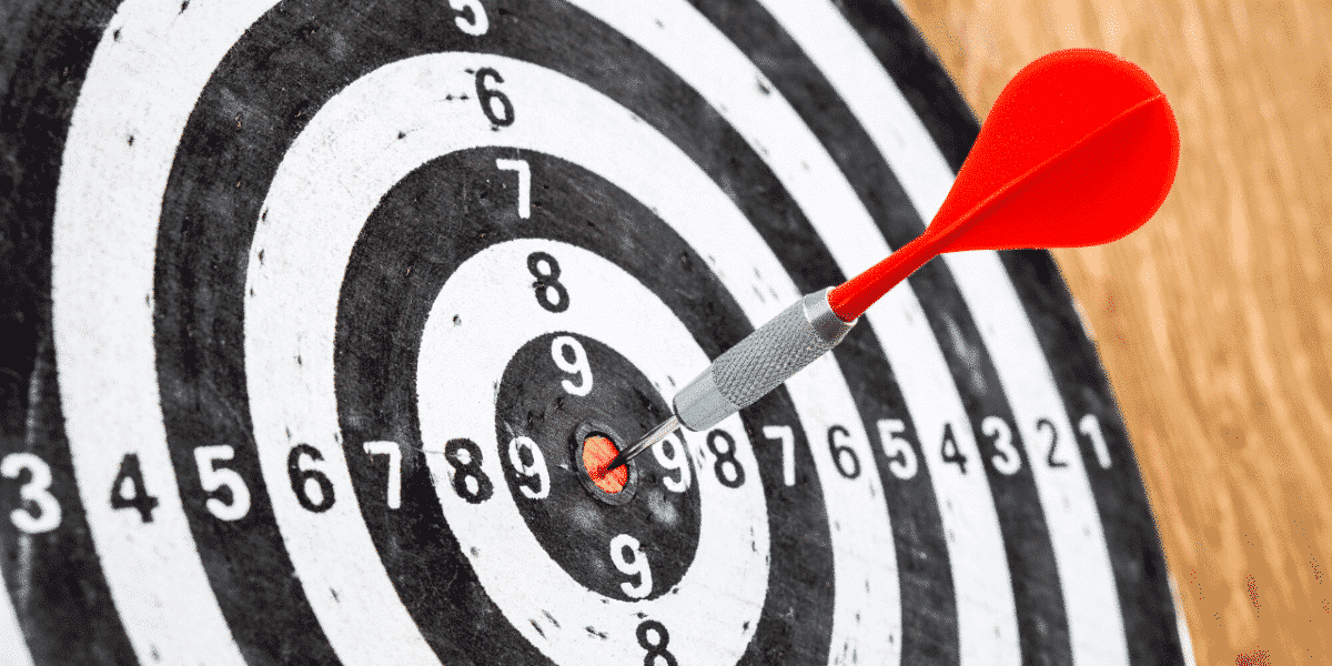 target on a dart board