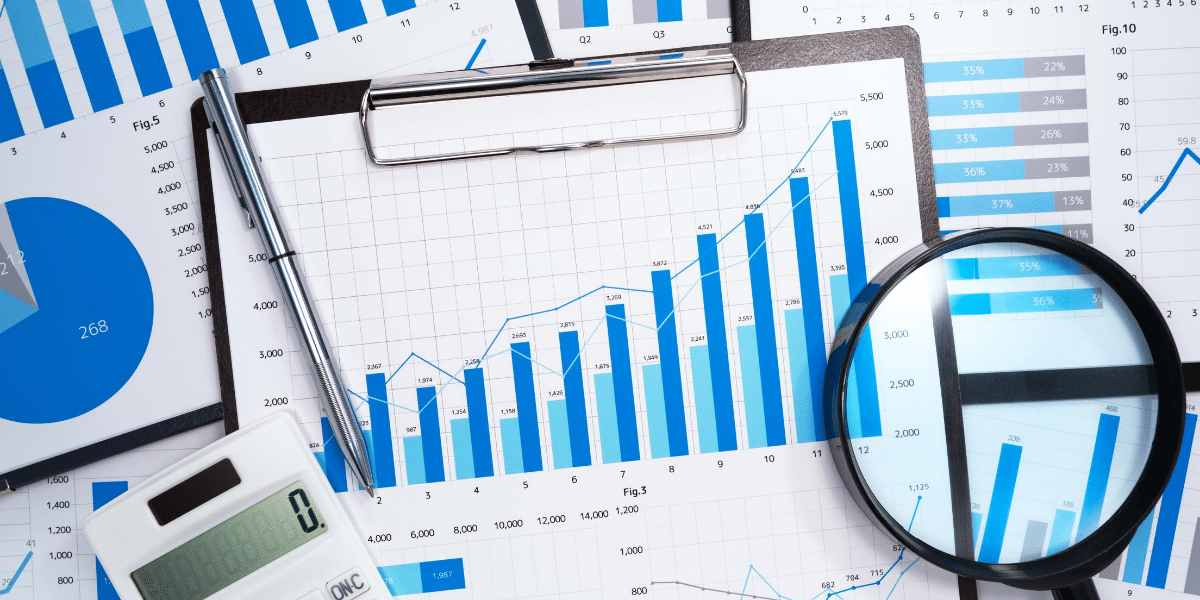 graphs and charts to represent data