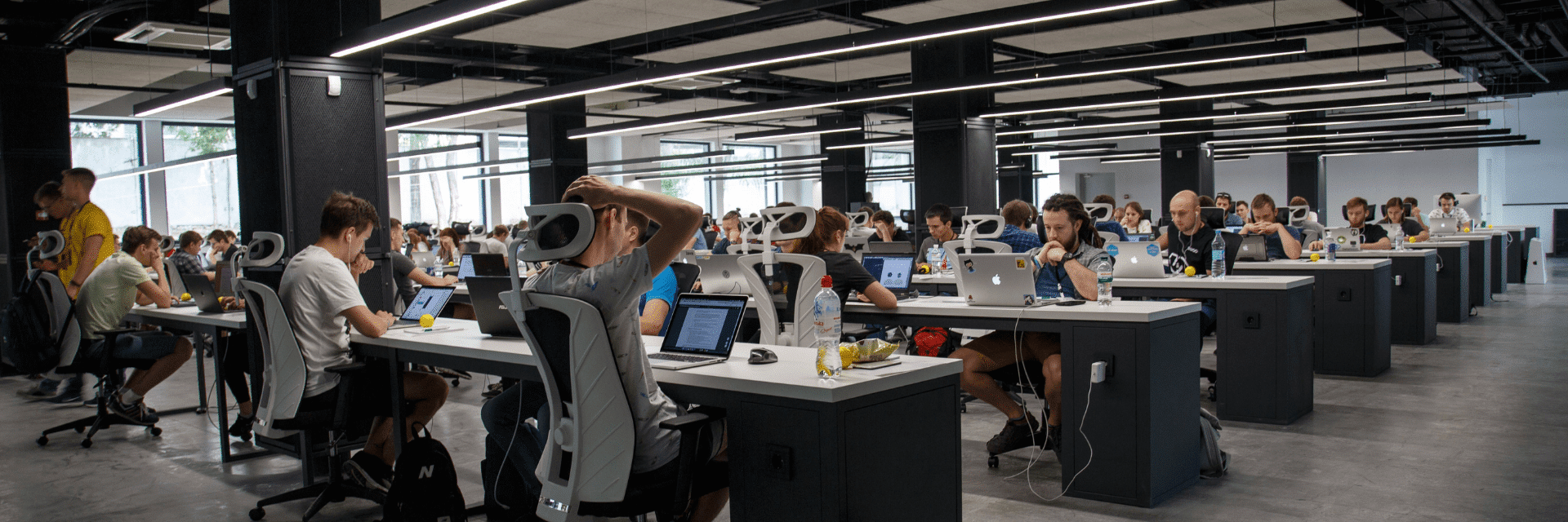 Management is a technology, just like the computers shown in this image.