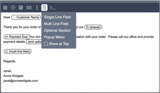 A screenshot guide of adding auto-fill-ins