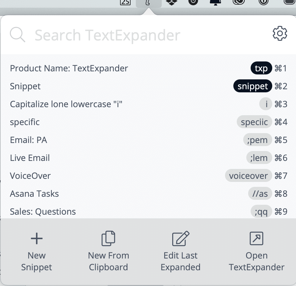 textexpander ipad snippet creation