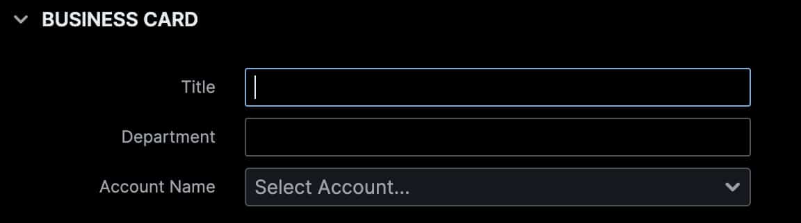 Entering Title in SugarCRM