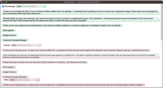 Using our ChatGPT super Snippet