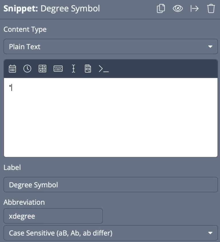 Degree Symbol: Type It Easily with TextExpander