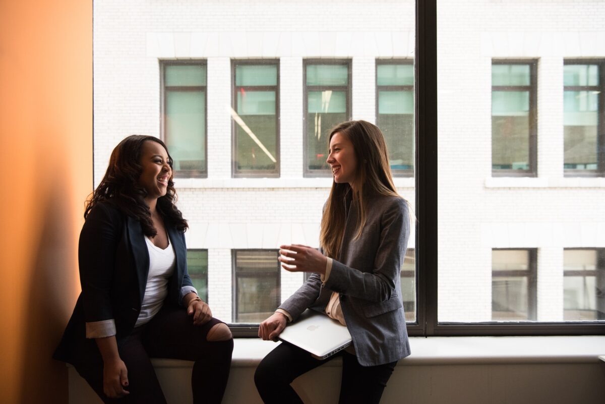 White woman is an ally in the workplace