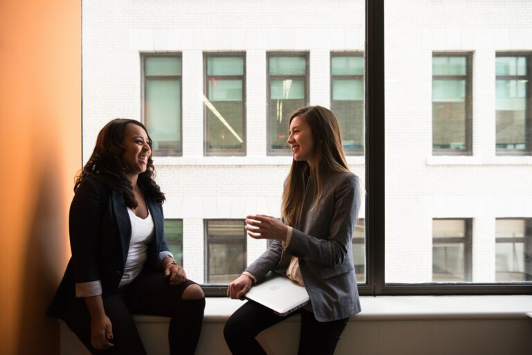 White woman is an ally in the workplace