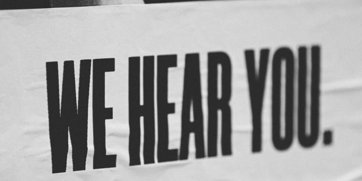 We hear you. empathy in customer service