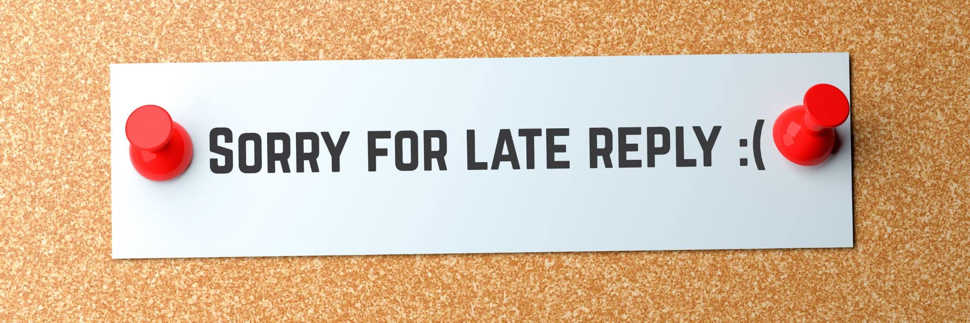 sorry for late reply