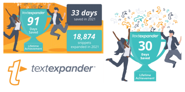 TextExpander End of Year Summary Email: A Look At Your Stats