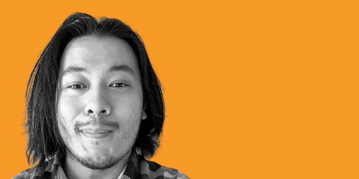 Black and white portrait of Vince Crighton, Support Lead at TextExpander,